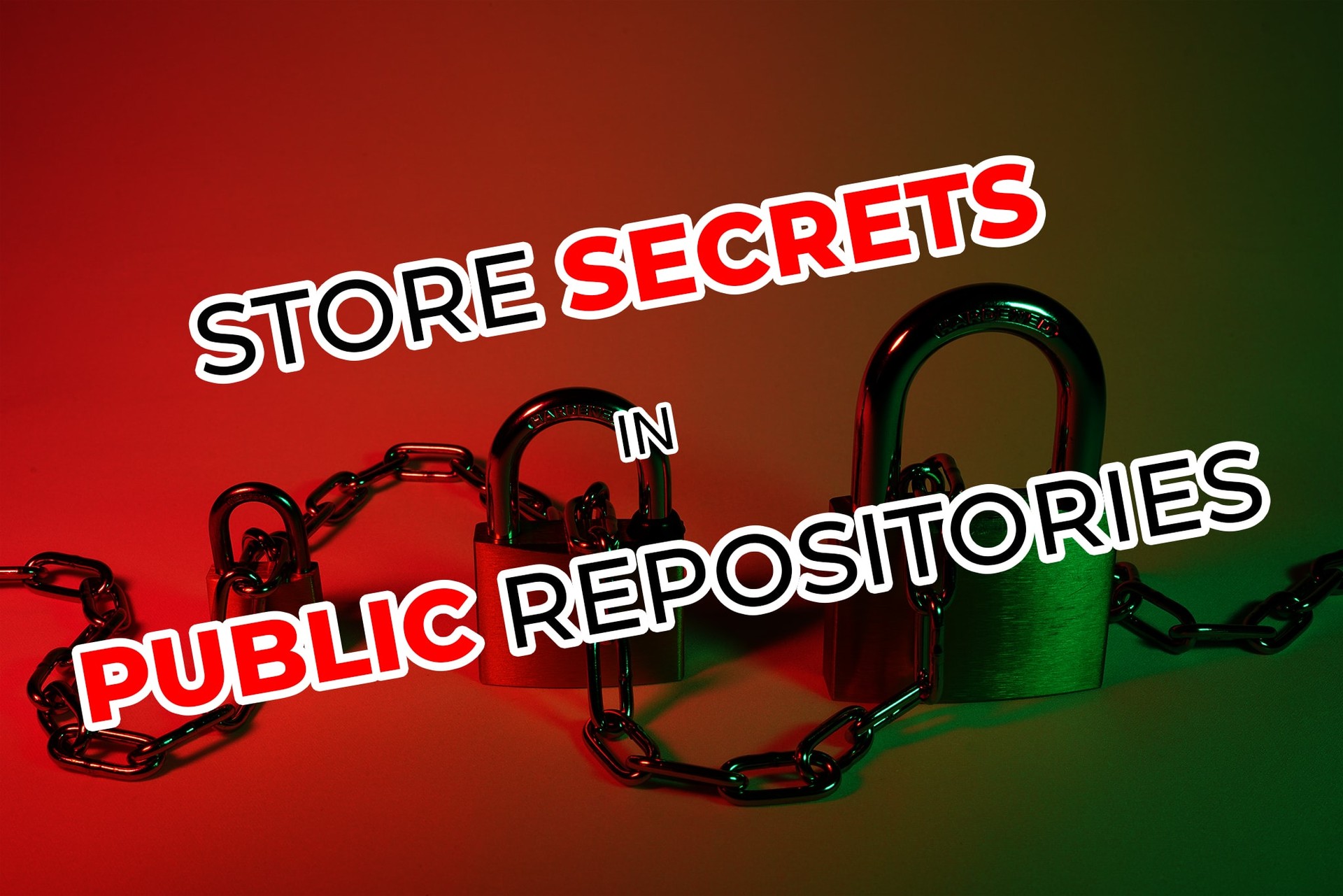 How to store secrets in public repositories